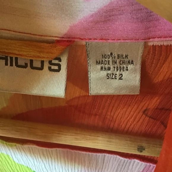 100% silk top - Picture 2 of 4